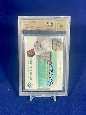 2005 Upper Deck SP Authentic Fred Couples Sign of the Times Card Auto BGS 9.5 10 - Image 1 of 3
