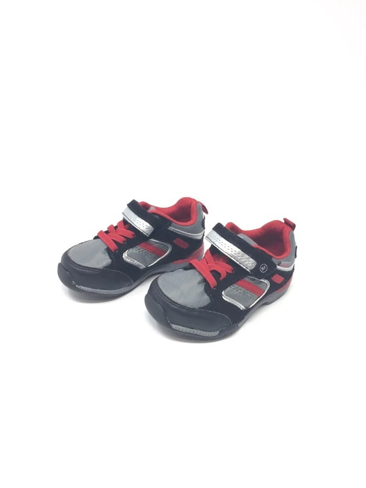 Stride Rite Kids Sneakers Blue Red Casual Trainers Made 2 Play Shoes Infant 5 - Image 1 of 4