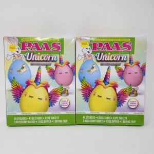 2 Boxes PAAS Unicorn Egg Decorating Kit, Easter Egg Decorating Kits Unicorn - Picture 1 of 10