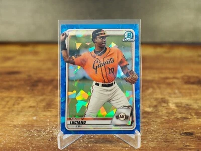 2020 Bowman Chrome Sapphire Marco Luciano Prospect  #BCP-103 Giants - Image 1 of 3