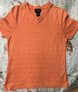 New York & Company Loop Terry Top Size M Orange - Picture 1 of 4