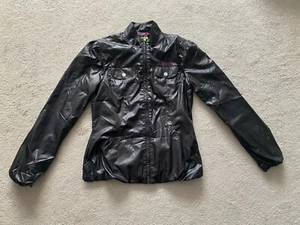 Giacca donna Adidas nera lucida taglia media M top sportivo - Foto 1 di 5