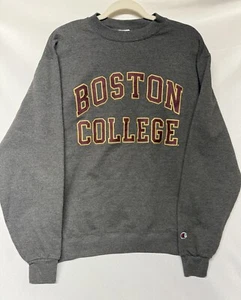Champion Boston College cuello redondo/pulóver gris medio bordado - Imagen 1 de 6