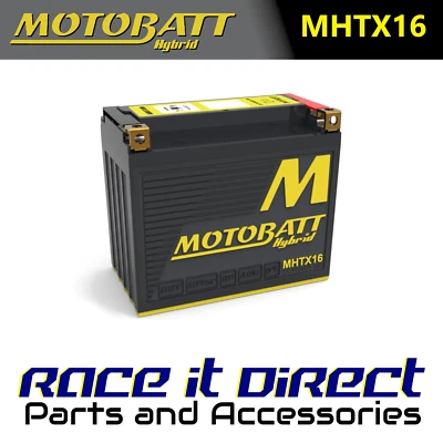 Motobatt Hybrid Battery for Husqvarna NUDA 900 R 2012-2014 Light Weight Lithium - Image 1 of 4