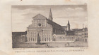 Veduta Della Piazza Di S.M.Novella Di Firenze 1826 Acquaforte Su Rame