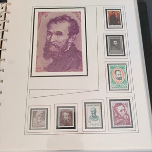 Safe Ringbinder mit Michelangelo ,Dürer teilweise postfrisch - Bild 1 von 23
