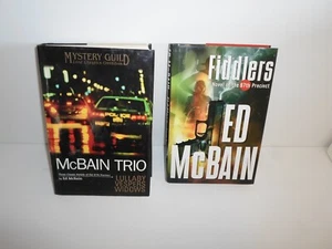 Lot of 2 Books *Fiddlers & McBain Trio: Lullaby, Vespers, Widows* Ed Police  - Picture 1 of 6