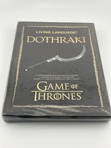 Living Language Dothraki by David Peterson (Mixed Media, 2014) NEW Sealed - Picture 1 of 4