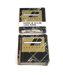 PEER 6001 2RS Deep Groove BALL BEARING, Double Rubber Seal - 12x28x8mm [2] - Picture 1 of 9