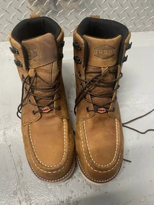 Brunt Marin Boots Leather Brown Waterproof Soft Toe Size 11.5 - Picture 1 of 9