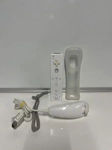 Official Genuine Nintendo Wii Wii U Motion Plus Controller White And Strap - Picture 1 of 3