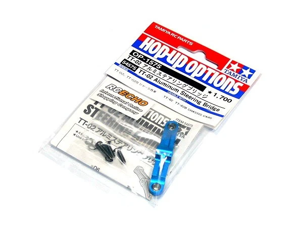 TAMIYA Hop-Up Options TT02 Aluminum Steering Bridge OP-1575 54575 - Image 1 of 1