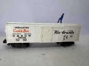 Rare American Flyer 25049 Operating Walking Brakeman Cookie Box Bakery Car CLEAN - Picture 1 of 9