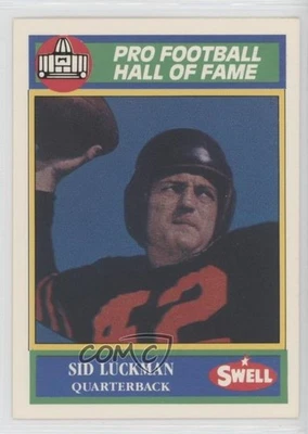 1990 Swell Pro Football Hall of Fame Sid Luckman #27 HOF - Image 1 of 2