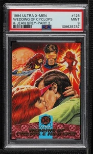 1994 Ultra Marvel X-Men The Wedding of Cyclops and Jean Grey Part Two #125 PSA 9 - Picture 1 of 3