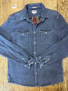 Wrangler® Camicia Shirt Man COWBOY WESTERN Workwear Tg M Tartan Cotton Corposo - Imagen 1 de 12