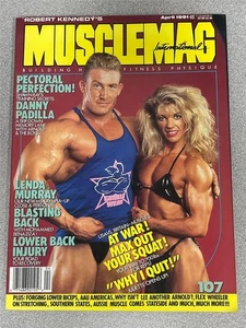 MUSCLEMAG #107 bodybuilding muscle magazine DORIAN YATES 4-91 - Picture 1 of 5