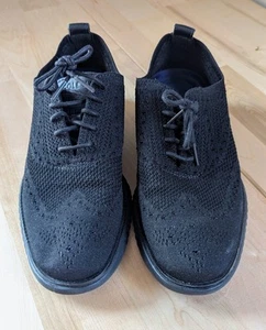 Zapatos Oxford para hombre Cole Haan 2.Zerogrand Stitchlite punta de ala talla 7,5 negros - Imagen 1 de 10