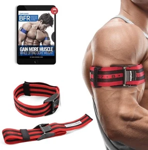 2x BFR Bands Pro Okklusionstraining Durchblutungseinschränkung Fitnessstudio Arbeit Widerstand - Bild 1 von 7