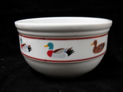 Tigela de Mistura Vintage RAUSCHERT CULINARY EDITIONS Patos Patos Pássaros Utensílios de Cozinha - Imagem 1 de 4