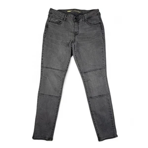 Old Navy Rockstar Mid Rise Skinny Jeans Gray Denim Women 12 - Picture 1 of 5