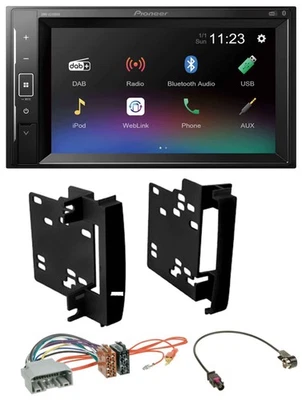 Pioneer DAB MP3 2DIN Bluetooth USB Autoradio für Chrysler 300C Sebring Dodge Ave - Bild 1 von 4