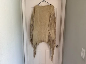 Mountain Man Indianer Indianer Lederhemd Large mit extra langen Fransen - Bild 1 von 21