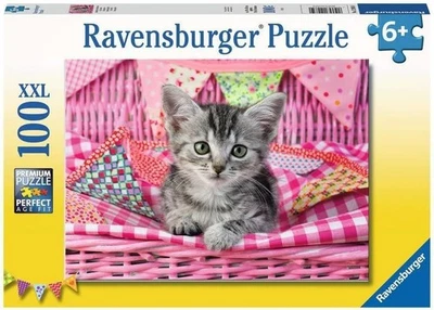 NEW Ravensburger 100 XXL Pieces Jigsaw Puzzle 6+ Ages Cute Kitten - Image 1 of 2