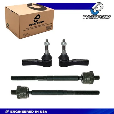 Kit de varilla de amarre delantera exterior e interior PartsW Dodge Durango 4 piezas Foto 1 de 4