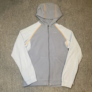 Patagonia Boys Youth L 12 Full Zip Hoodie Sweater Jacket Full Zip Grey - Picture 1 of 6