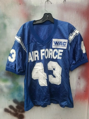 Vintage 80s AIR FORCE FALCONS CHAMPION FOOTBALL JERSEY Size 52 Cover