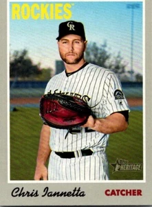 2019 Topps Heritage - Chris Iannetta #85 - Picture 1 of 2