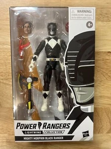 Power Rangers Lightning Collection 6” Mighty Morphin’ Black Ranger Figur MMPR - Bild 1 von 6