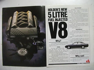 HOLDEN VN COMMODORE V8 2 PAGE COLOUR MAGAZINE ADVERTISEMENT - Picture 1 of 1