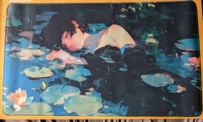 XL Gaming Mouse Pad Desk Mat 60x35cm – Creative Girl With Water Lilies – New A1 - Image 1 of 4