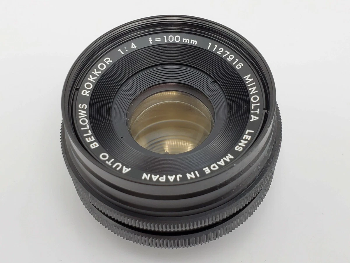 Minolta MD Macro/Close Up Camera Lenses 100mm Focal for sale | eBay