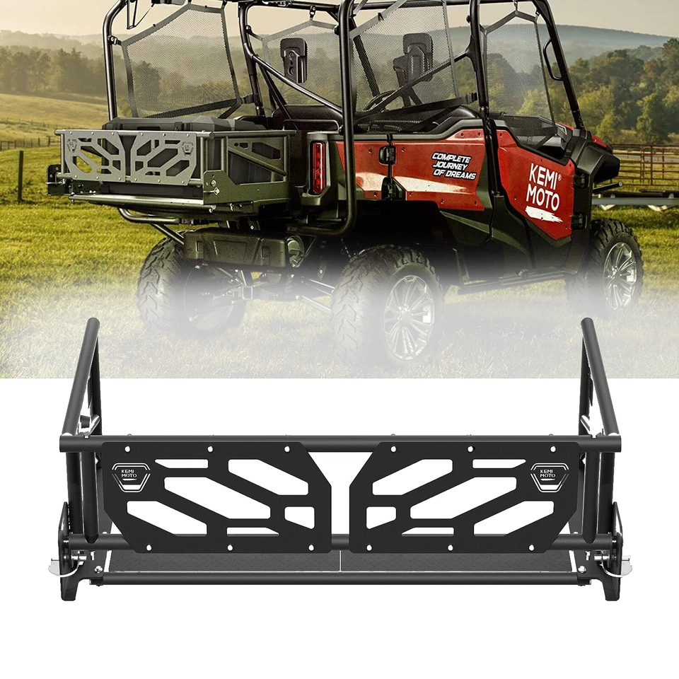 KEMIMOTO Rear Cargo Bed Extended Tailgate For 16-25 Honda Pioneer 700-4 1000-5 - Image 1 of 4