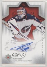 2018 Upper Deck Ultimate Collection 2019-20 Update 75/75 Sergei Bobrovsky Auto