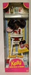 Kelly Eatin' Fun Baby Sister of Barbie 1997 Vintage #18582 NEW! - Picture 1 of 2