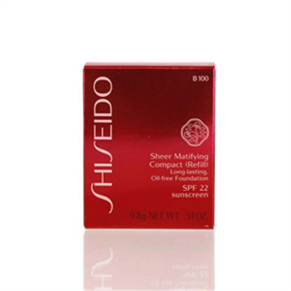 Shiseido Sheer Matifying Compact Foundation Refill B100 Very Deep Beige