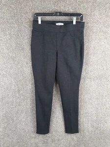 Nine West Heidi Pull On Skinny Pant Womens 8 Gray Ponte Knit Mid Rise Stretch - Picture 1 of 11