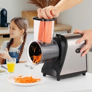 250W Gemüseschneider elektrisch 5 in 1 Elektrische Gemüseschneidemaschine Raspel - Bild 1 von 8