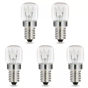 5Stück 15W Backofenlampe Glühbirne Glühlampe Backofen E14 230V Backofenglühbirne - Bild 1 von 6