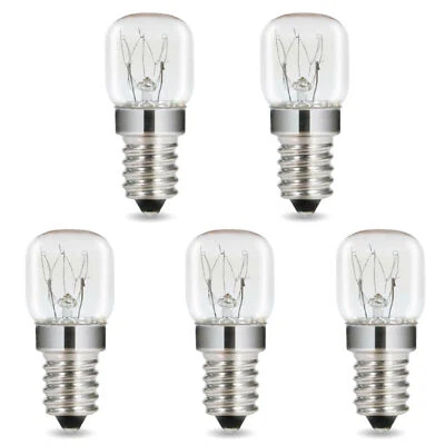 5X E14  15W Backofenlampe Glühbirne Glühlampe Backofen 230V Backofenglühbirne - Bild 1 von 4