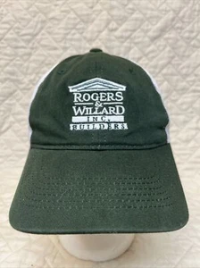 Gorra Green Rogers & Willard Inc, Logo Trucker Malla Correa Exterior Marca - Imagen 1 de 10