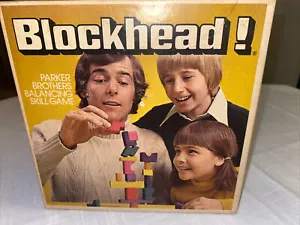 Blockhead! Game Vintage 1976 , 1977 Parker Brothers - Picture 1 of 4