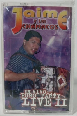 Jaime y Los Chamacos En Vivo Puros Party Live 2 (Cassette 719937181446) *NEW* - Image 1 of 3