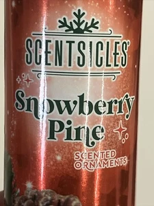 Palos aromáticos Scentsicles PINO SNOWBERRY árbol de Navidad perchas de adornos perfumados - Imagen 1 de 8