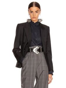 $695 Isabel Marant Etoile Visby Blazer In Anthracite (French Size 40)