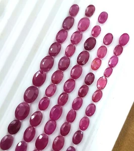 40.37ct Natural Unheated African Ruby Lot Loose Gemstones - Picture 1 of 11